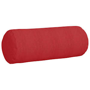 Polštáře 2 pcs Červená Ø 25 x 70 cm textil - obrázek 5