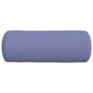 Polštáře 2 pcs Modrá džínovina Ø 25 x 70 cm textil - obrázek 6