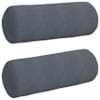 vidaXL Padjad 2 pcs Tumehall &Oslash; 25 x 70 cm Korter kangas
