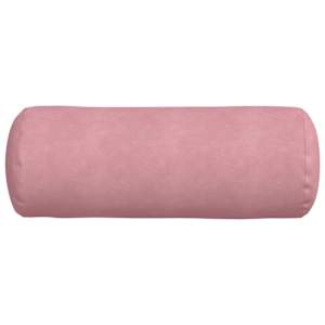 Polštáře 2 pcs Růžová Ø 25 x 70 cm Žebrovaná látka - obrázek 6