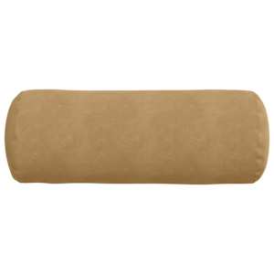 Polštáře 2 pcs Hnědá Ø 25 x 70 cm Žebrovaná látka - obrázek 6