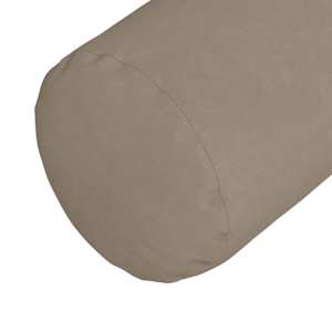 Polštáře 2 pcs Taupe Ø 25 x 70 cm Mikrovlákno - obrázek 7