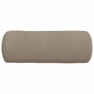 Polštáře 2 pcs Taupe Ø 25 x 70 cm Mikrovlákno - obrázek 5