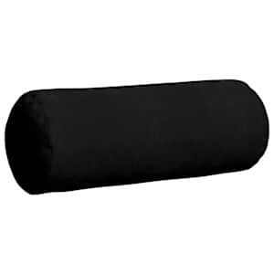 Polštáře 2 pcs Černá Ø 25 x 70 cm Mikrovlákno - obrázek 5