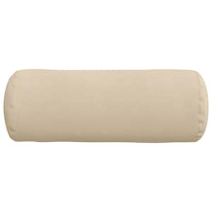 Polštáře 2 pcs Krémová Ø 25 x 70 cm Mikrovlákno - obrázek 6