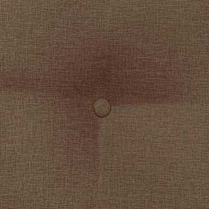 Polštář na záda Hnědá 45 x 24 x 50 cm textil - obrázek 8