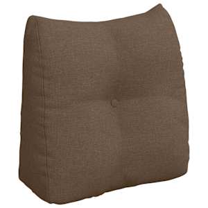 Polštář na záda Hnědá 45 x 24 x 50 cm textil - obrázek 2