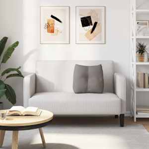 Polštář na záda Taupe 45 x 24 x 50 cm textil - obrázek 4