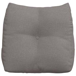 Polštář na záda Taupe 45 x 24 x 50 cm textil - obrázek 6