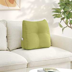 Polštář na záda Světlá zelená 45 x 24 x 50 cm textil - obrázek 1