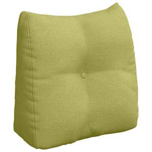 Polštář na záda Světlá zelená 45 x 24 x 50 cm textil - obrázek 2