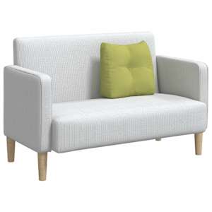 Polštář na záda Světlá zelená 45 x 24 x 50 cm textil - obrázek 3