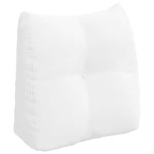 Polštář na záda Bílá 45 x 24 x 50 cm textil - obrázek 2