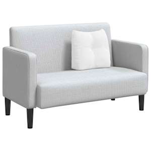 Polštář na záda Bílá 45 x 24 x 50 cm textil - obrázek 3