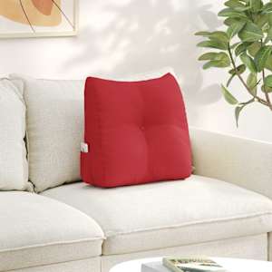 Polštář na záda Červená 45 x 24 x 50 cm textil - obrázek 1