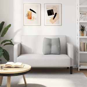 Polštář na záda Oblačno šedá 45 x 24 x 50 cm textil - obrázek 4