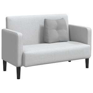 Polštář na záda Oblačno šedá 45 x 24 x 50 cm textil - obrázek 3