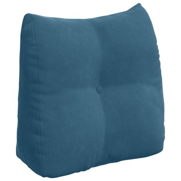 vidaXL Seljatugi padi Sinine 45 x 24 x 50 cm Samet