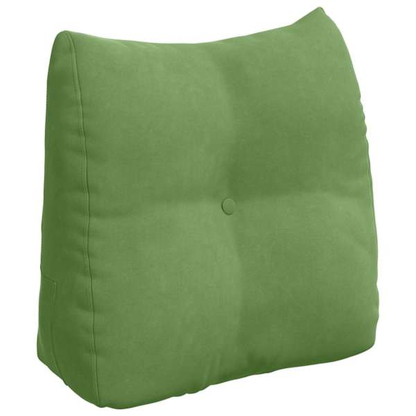 vidaXL Seljatugi padi Hele roheline 45 x 24 x 50 cm Samet