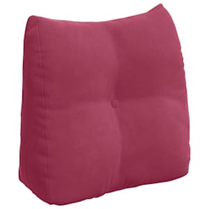vidaXL Seljatugi padi Veinpunane 45 x 24 x 50 cm Samet