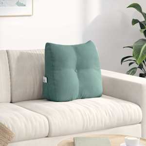 Poglavni vzglavnik Morsko zelena 45 x 24 x 50 cm Žamet