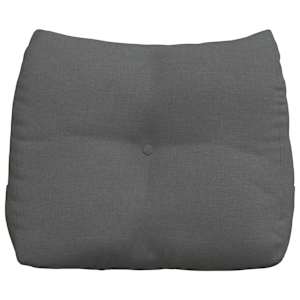 Polštář na záda Tmavě šedá 60 x 24 x 50 cm textil - obrázek 6
