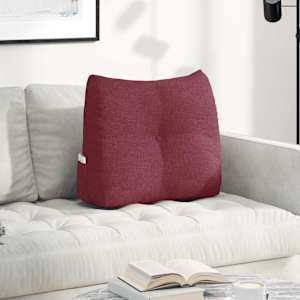 Polštář na záda Víno Červené 60 x 24 x 50 cm textil - obrázek 1