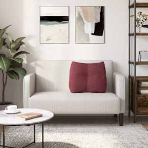 Polštář na záda Víno Červené 60 x 24 x 50 cm textil - obrázek 4