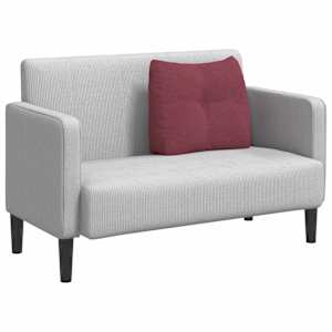 Polštář na záda Víno Červené 60 x 24 x 50 cm textil - obrázek 3