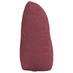 Polštář na záda Víno Červené 60 x 24 x 50 cm textil - obrázek 7