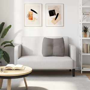 Polštář na záda Taupe 60 x 24 x 50 cm textil - obrázek 4