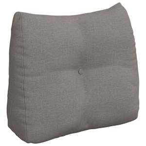 Polštář na záda Taupe 60 x 24 x 50 cm textil - obrázek 2