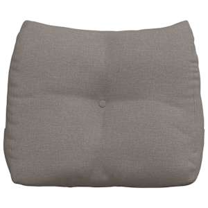 Polštář na záda Taupe 60 x 24 x 50 cm textil - obrázek 6