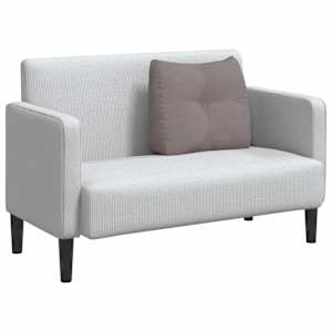 Polštář na záda Taupe 60 x 24 x 50 cm textil - obrázek 3