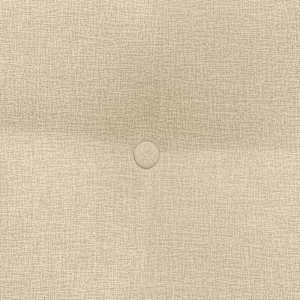 Polštář na záda Krémová 60 x 24 x 50 cm textil - obrázek 8