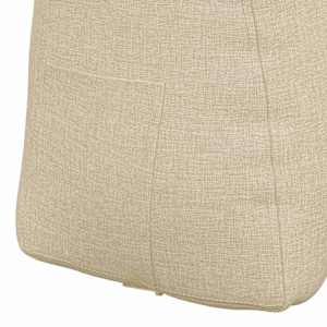 Polštář na záda Krémová 60 x 24 x 50 cm textil - obrázek 9