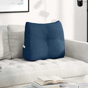 Polštář na záda Modrá 60 x 24 x 50 cm textil - obrázek 1