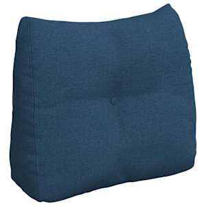 Polštář na záda Modrá 60 x 24 x 50 cm textil - obrázek 2