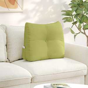 Polštář na záda Světlá zelená 60 x 24 x 50 cm textil - obrázek 1