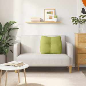 Polštář na záda Světlá zelená 60 x 24 x 50 cm textil - obrázek 4