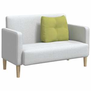Polštář na záda Světlá zelená 60 x 24 x 50 cm textil - obrázek 3