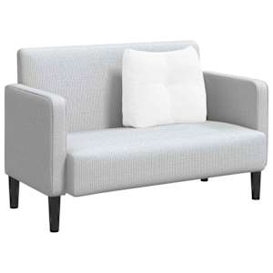 Polštář na záda Bílá 60 x 24 x 50 cm textil - obrázek 3