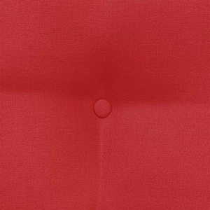 Polštář na záda Červená 60 x 24 x 50 cm textil - obrázek 8