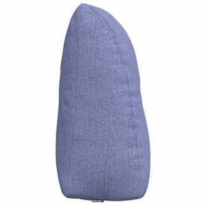 Polštář na záda Modrá džínovina 60 x 24 x 50 cm textil - obrázek 7