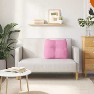 Polštář na záda Růžová 60 x 24 x 50 cm textil - obrázek 4
