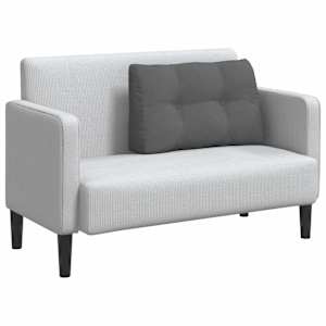 Polštář na záda Tmavě šedá 80 x 24 x 50 cm textil - obrázek 3