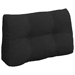 Polštář na záda Černá 80 x 24 x 50 cm textil - obrázek 2