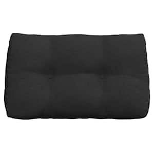 Polštář na záda Černá 80 x 24 x 50 cm textil - obrázek 6