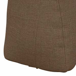 Polštář na záda Hnědá 80 x 24 x 50 cm textil - obrázek 9