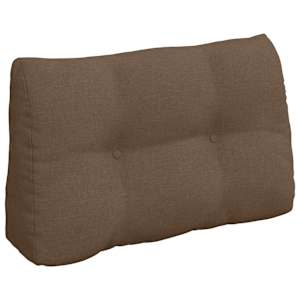 Polštář na záda Hnědá 80 x 24 x 50 cm textil - obrázek 2